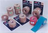 TAPE, KINESIO TEX, 2" RED 4.3 YDS EACH ROLL